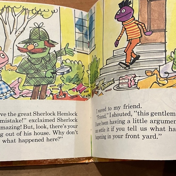 Sesame Street Sherlock Hemlock Book - 1972 vintage edition - Picture 9 of 11